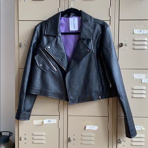 Collusion (from ASOS) Synthetic Leather Jacket